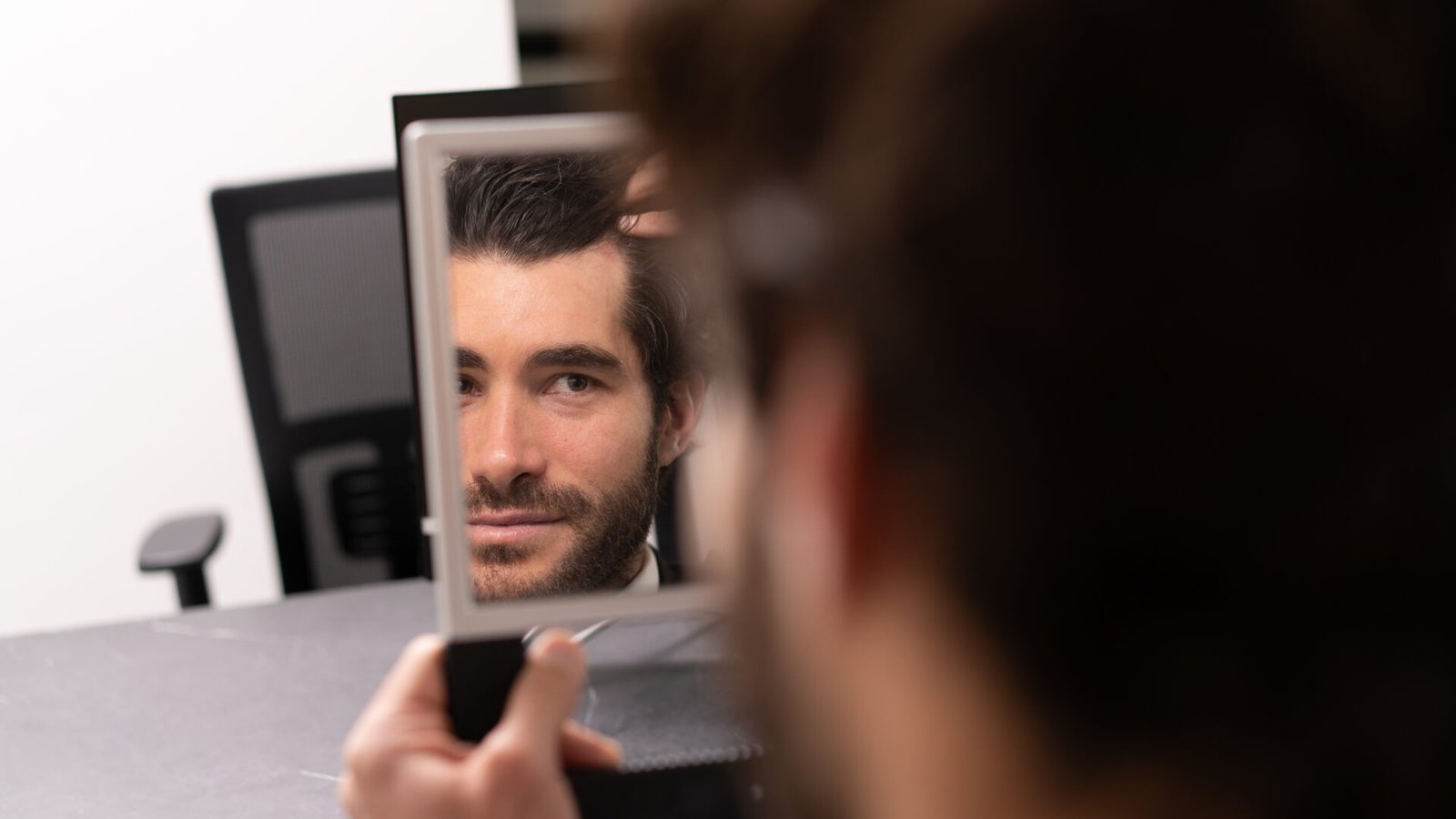 Natural hairline after Direct FUE hair transplantation in a man