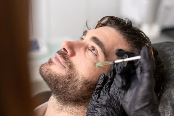 Αισθητική ιατρική για άνδρες με στοχευμένη θεραπεία στην περιοχή των ματιών